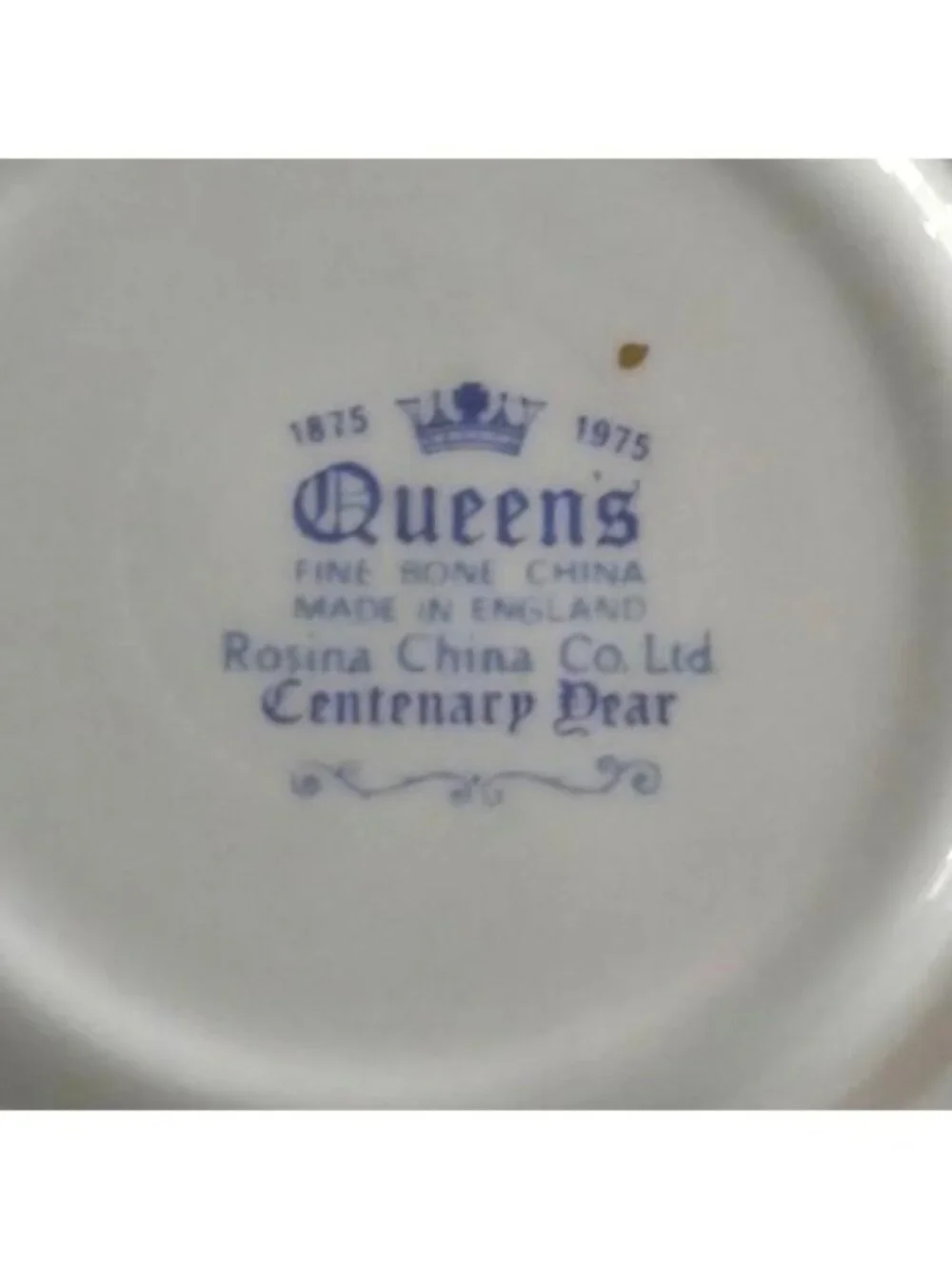 Vintage Queens Rosina Lilac Flower Bone China Saucer Replacement Gold Trim